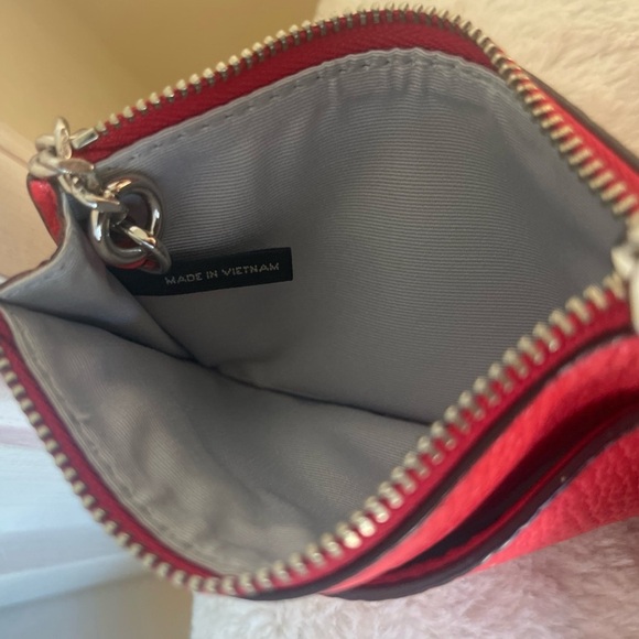 Marc Jacobs Red Leather Key Pouch - Picture 7 of 8